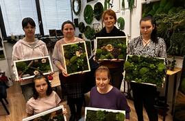 Workshop - tvorba machového obrazu