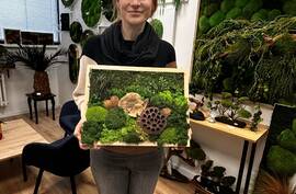 Workshop - tvorba machového obrazu