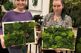 Workshop - tvorba machového obrazu