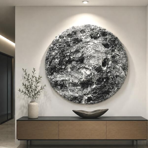Moon 3D dekoratívny dizajnový obraz P60